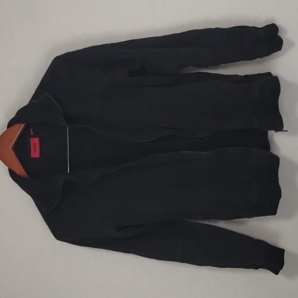 Hugo Boss Zip Up Black Sweater - Picture 8 of 12